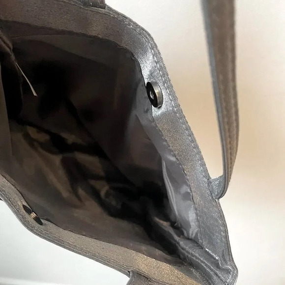 Vintage 90s / Y2K silver‎  mini handbag/ evening purse - Picture 3 of 4